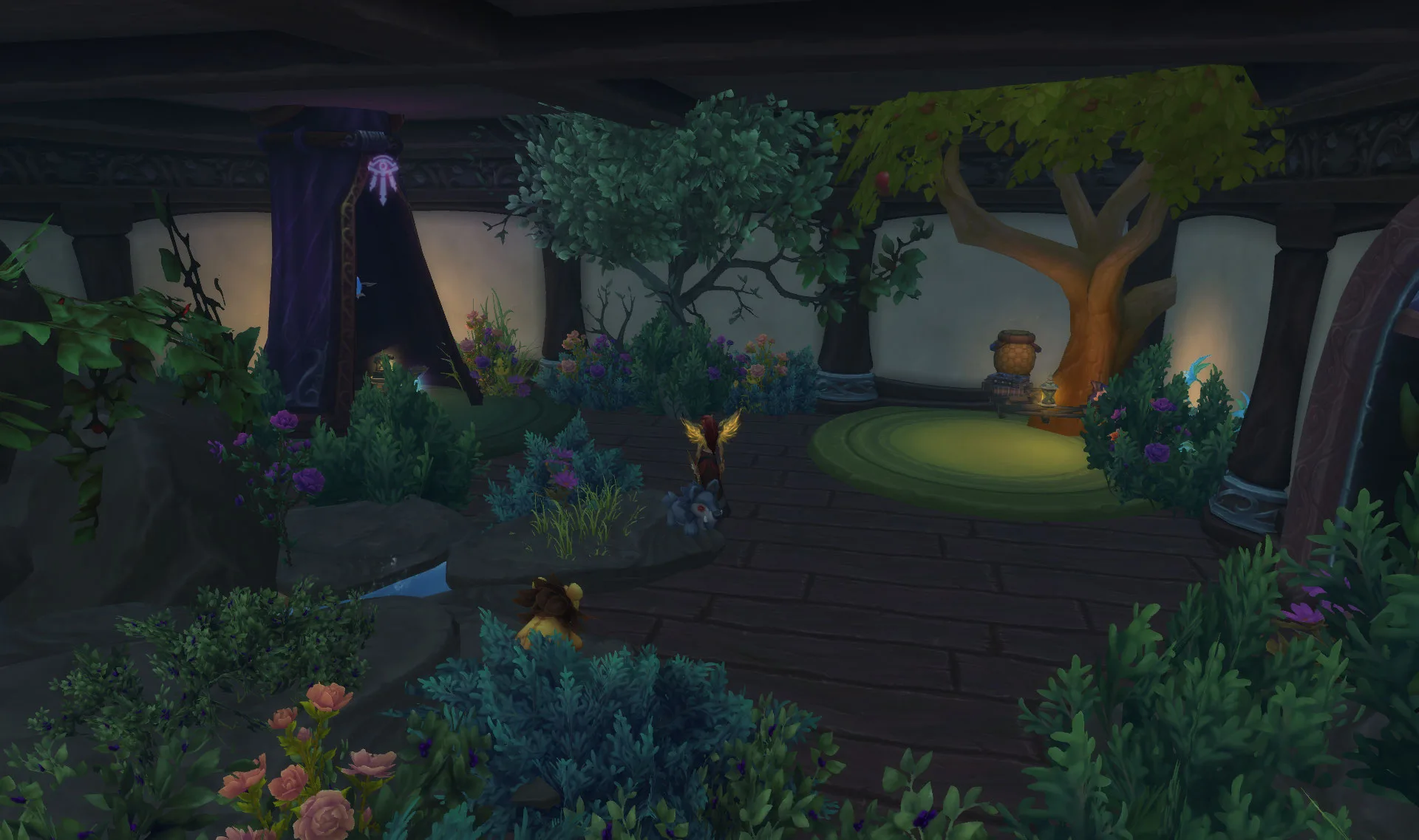 Waterfall HUD layout screenshot