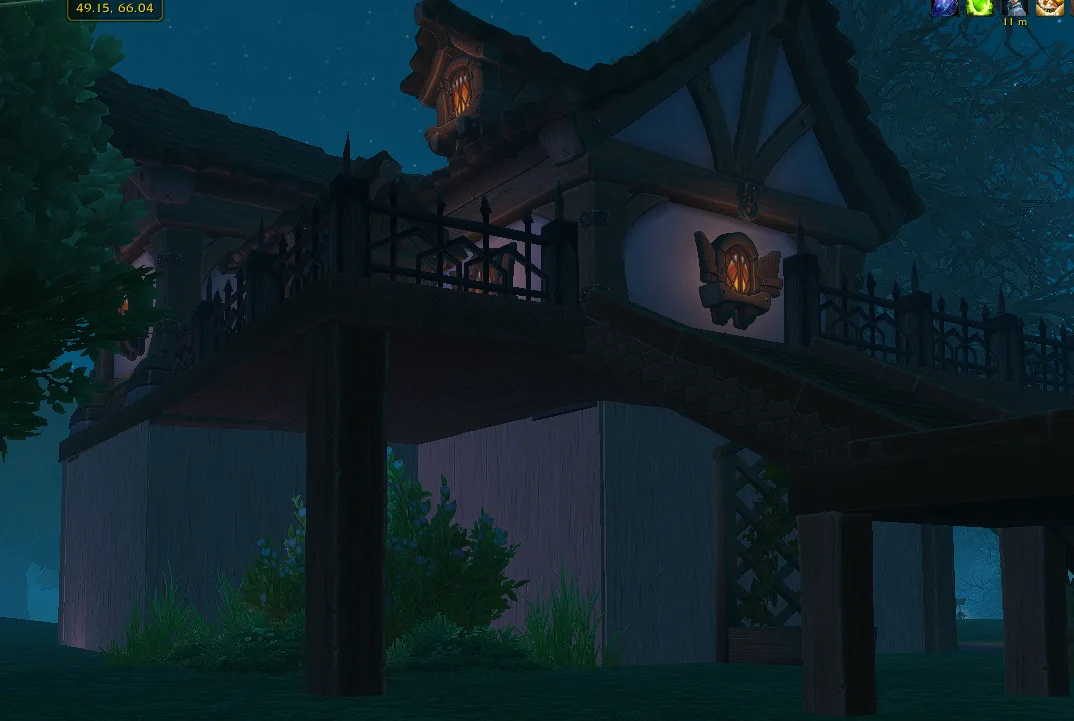 Creole Cottage HUD layout screenshot