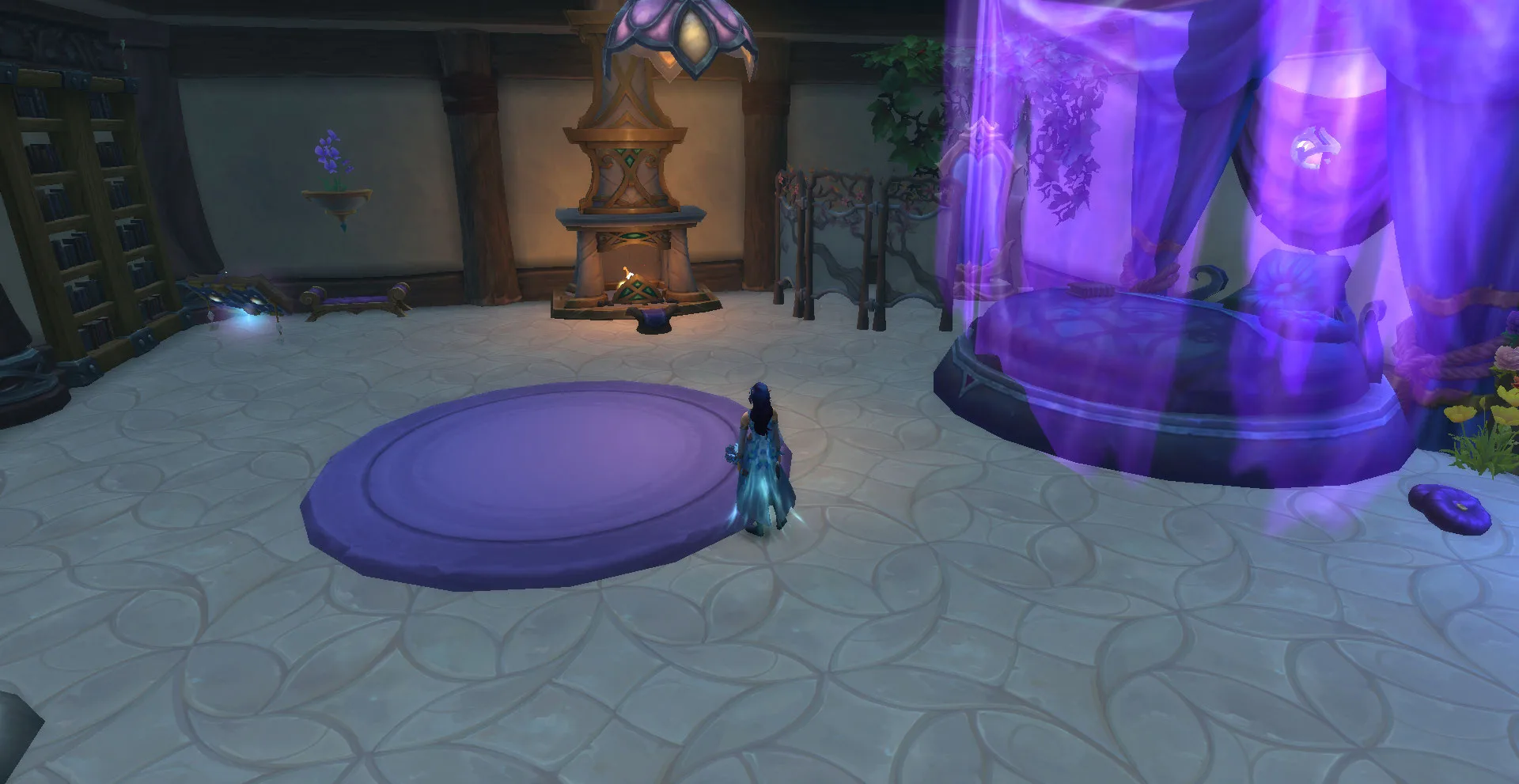 Dream Bedroom HUD layout screenshot