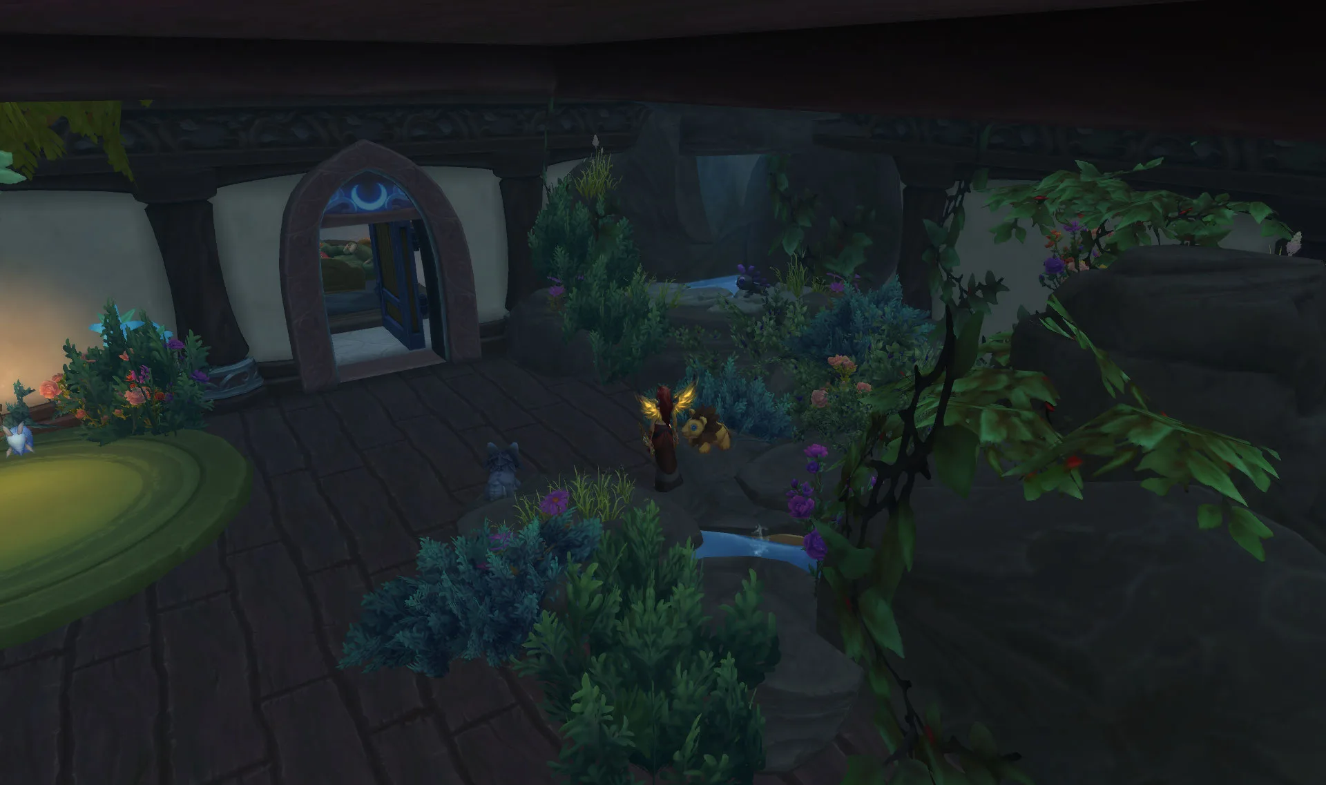 Waterfall HUD layout screenshot